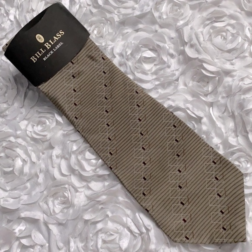 New Bill Blass Black Label silk tie‎